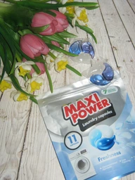 Капсулы для стирки Maxi Power Freshness 11 шт (4823098414964) фото от покупателей 3