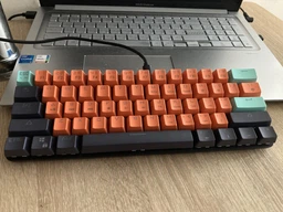 Механічна ігрова клавіатура MUCAI MKA610 60% проводова червоні свічі Red Switch RGB-підсвітка Hot Swap фото від покупців 1