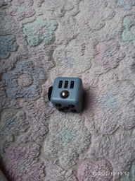 Іграшка Антистрес Fidget Cube куб 3 см (459490942) Фіджет Куб Чорно-Сірий фото від покупців 4