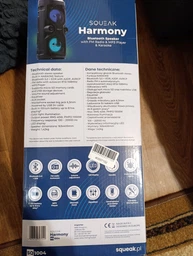 Портативная колонка Squeak Harmony 5.0 40W RGB Black (5905610707040)