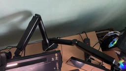 Кронштейн настільний для двох моніторів 17-32 дюйми OfficePro OPMA-412 Black фото від покупців 1