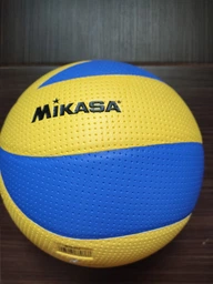 М'яч волейбольний Mikasa жовто-синій, 23 см фото від покупців 16