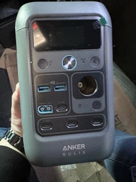 Зовнішній акумулятор з ліхтариком Anker SOLIX C300 Power Bank Station 90,000mAh, 300W (288Wh) LiFePO4 Battery - Gray