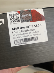 Процессор AMD Ryzen 5 5500 3.6GHz/16MB (100-100000457BOX) sAM4 BOX фото от покупателей 1