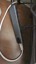 USB Хаб HUB Type C 4K HDMI Type-C USB-3.0/2.0 TF/SD Картридер RJ45 PD 8 в 1 Kayfovo UH-TP8 фото от покупателей 2