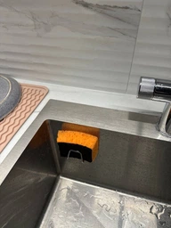 Держатели для кухонной губки-мочалки в раковину Haowa Sponge Holder (3M) 4шт Серебристые