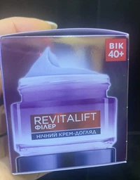 Ночной антивозрастной крем-уход L'Oreal Paris Revitalift Filler Восстановление утраченного объема кожи лица 50 мл (3600524000325) фото от покупателей 2