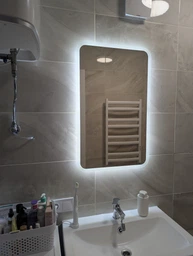 Зеркало JUVENTA Neo 50x80 см с LED-подсветкой фото от покупателей 4