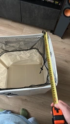 Тканевая корзина для белья ROLLING BAG кремовый белый полиэстер фото от покупателей 2