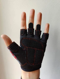 Жіночі рукавички для фітнесу Contraband Pink Label 5237 Sugar Skull Gloves (Рожевий S) фото від покупців 2