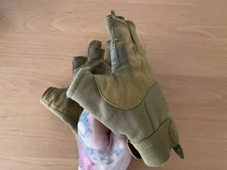 Рукавиці тактичні Mil-Tec Короткопалі M Олива ARMY FINGERLINGE OLIV (12538501-903-M) фото від покупців 5