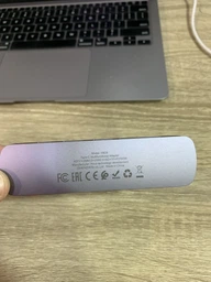 USB Хаб Hoco HB28 Type-C multi-function converter (HDMI+USB3.0+USB2.0+SD+TF+PD) Сірий фото від покупців 2