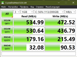 SSD диск Apacer AS350 Panther 128GB 2.5" SATAIII 3D TLC (95.DB260.P100C/AP128GAS350-1)