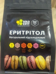 Цукрозамінник без присмаку ерітрітол та екстракт стевії SoloSvit , 200 г фото от покупателей 1