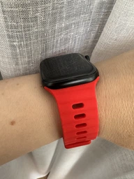 Силиконовый ремешок Fruct Lightning Buckle для Apple Watch 42/44/45/46/49 mm Light Blue фото от покупателей 9
