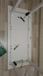Стіл з електро-регулюванням висоти 120 X 60 см Flexi Desk White 027898 фото від покупців 4