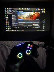 Бездротовий геймпад GamePro GPS13B BT 5.3/USB (PC/iOS/Android/PS3/PS4) RGB Black фото від покупців 5