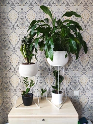 Підставка металева для квітів/вазонів Stand-flower-313 Комплект (3шт.) фото от покупателей 1