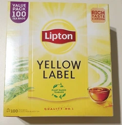 Чай черный Lipton Yellow Label 100 пакетиков (5063270119068)