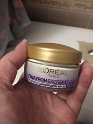 Дневной крем для кожи лица L'Oreal Paris Гиалурон эксперт Восстанавливающий Увлажняющий Уход с защитой SPF 20 50 мл (3600523775675) фото от покупателей 2