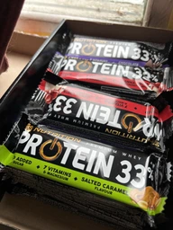 Протеиновый батончик Go On Nutrition Protein Bar 33% (БЕЗ САХАРА) шоколад - 50 грамм блок - 25 штук (383917)