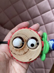 Дуга с игрушками на шезлонг babybjorn деревянная детская для кресла качалки шезлонга A1 Googly eyes фото от покупателей 3