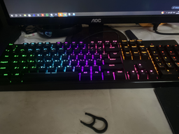 Клавиатура механическая проводная RZTK Bifrost Rainbow Dark Kailh Red фото от покупателей 7