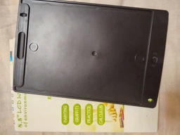 Дитячий графічний кольоровий LCD планшет Grant, дошка для малювання та записів 8.5" зі стилусом, синій фото від покупців 12