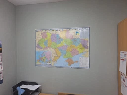 Карта України адміністративно-територіальний устрій 105х75 см М 1:1 250 000 картонна (4820114950178) фото від покупців 1