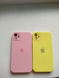 Чехол-накладка Silicone Full case camera SQUARE (квадратные) для IPhone 11 Black (25) чёрный