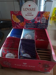 Чорний чай Lovare Love Blossom Розквіт Любові в пакетиках 90шт