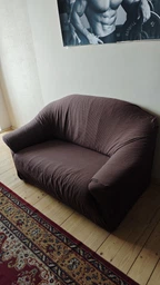 Чехол для дивана двухместный универсальный трикотажный Love You Corn Fleece (81188)