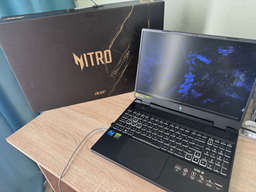 Ноутбук Acer Nitro 16 AN16-51-51ZH (NH.QJMEU.00L) Obsidian Black / 16" IPS WUXGA 165 Гц / Intel Core i5-13420H / RAM 16 ГБ / SSD 512 ГБ / RTX 4050, 6 ГБ / Зарядка від USB