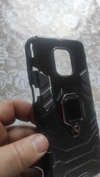 Чохол Iron Ring для Xiaomi Redmi Note 9 Pro броньований бампер Red Без бренду фото від покупців 1