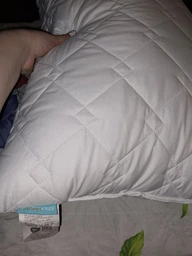 Набор подушек Sleepingg Антиаллергенное волокно 50х70 см 2 шт Белая стеганная (4820227283217) фото от покупателей 10