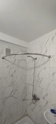 Карниз для ванної Комфорт Люкс напівкруглий 90×90