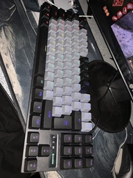 Клавіатура механічна дротова GamePro MK100R Red Switch TKL LED USB Black фото від покупців 6
