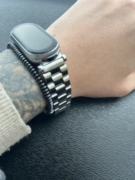 Ремінець металевий Mi Jobs Plus з металевим кріпленням для Xiaomi Mi Smart Band 10/9/8 Rose Gold (mrk3458) фото від покупців 14