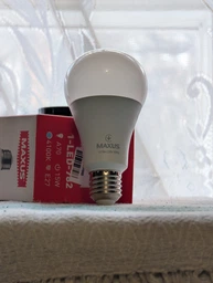 LED лампа MAXUS A70 15W 4100K 220V E27 (1-LED-782) фото от покупателей 3