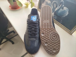 Мужские кеды низкие Adidas Samba Og IE3439 43.5 (9UK) 27.5 см Ftwwht/Ftwwht/Gum5 (4067886949331) фото от покупателей 3