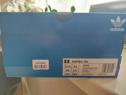 Мужские кеды низкие Adidas Samba Og IE3439 43.5 (9UK) 27.5 см Ftwwht/Ftwwht/Gum5 (4067886949331) фото от покупателей 2