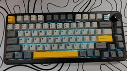 Ігрова механічна клавіатура AJAZZ AK820 MAX: Hot-Swap, Gasket Mount, RGB, 3 режими для геймерів Магнітна White-Purple фото від покупців 2