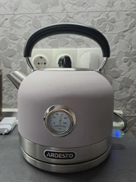 ARDESTO Электрочайник EKL-F500L, 1.7л, метал, мат, Otter, лиловый фото от покупателей 2