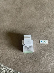 Модуль Keystone RJ-45, UTP, cat.5e, узкий, безинструментальный