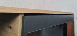 Прихожая в коридор мебель для прихожей с зеркалом и со шкафом тумбой для обуви современная маленькая прихожка Фиона морское дерево винтаж нимфея альба
