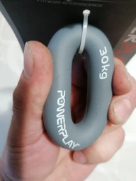 Еспандер кистьовий силіконовий PowerPlay PP-4324 Hand Grip Ring Hard 25 кг Чорний фото від покупців 6