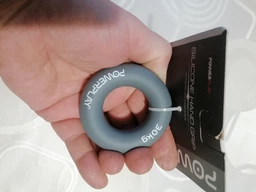 Еспандер кистьовий силіконовий PowerPlay PP-4324 Hand Grip Ring Hard 25 кг Чорний фото від покупців 4