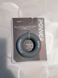 Еспандер кистьовий силіконовий PowerPlay PP-4324 Hand Grip Ring Hard 25 кг Чорний фото від покупців 3