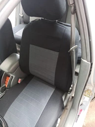 Авточехлы на сиденье для MITSUBISHI COLT 2004-2012 Pok-ter Pure Line с серой вставкой фото от покупателей 2