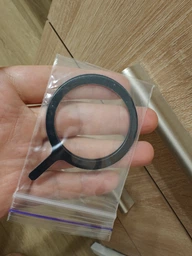 Кольцо металеве для магнітних держателів і аксесуарів (MagSafe Iphone X / XR / XS / 10 / 11, 3М скотч, з позиціонуванням)